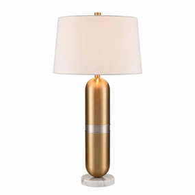 Elk Lighting H0019-9575 Modern Pill Lamp Aged Brass Discount Lighting Lamps