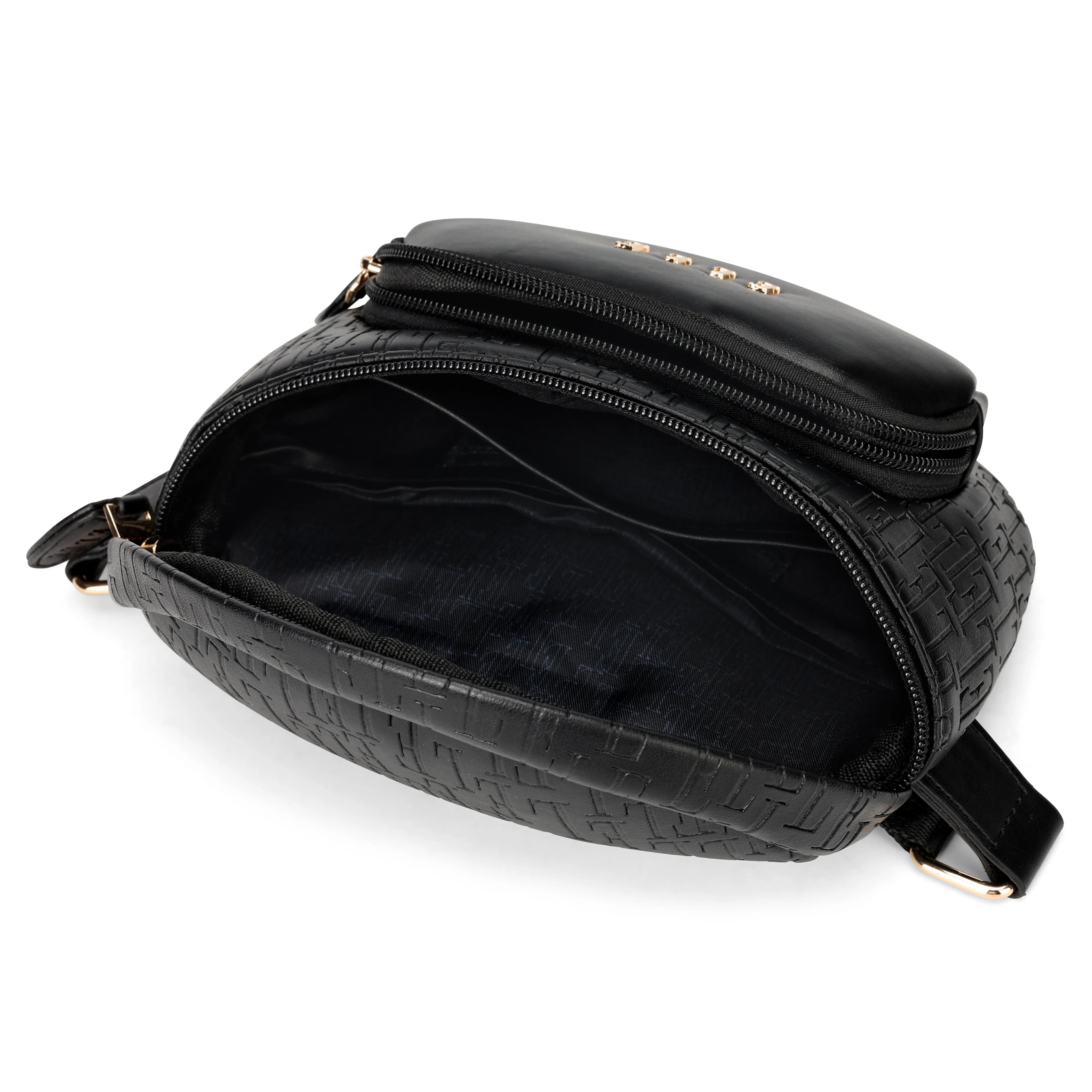 ELLE Wayfarer 1.8L Vegan Leather Monogram Sling