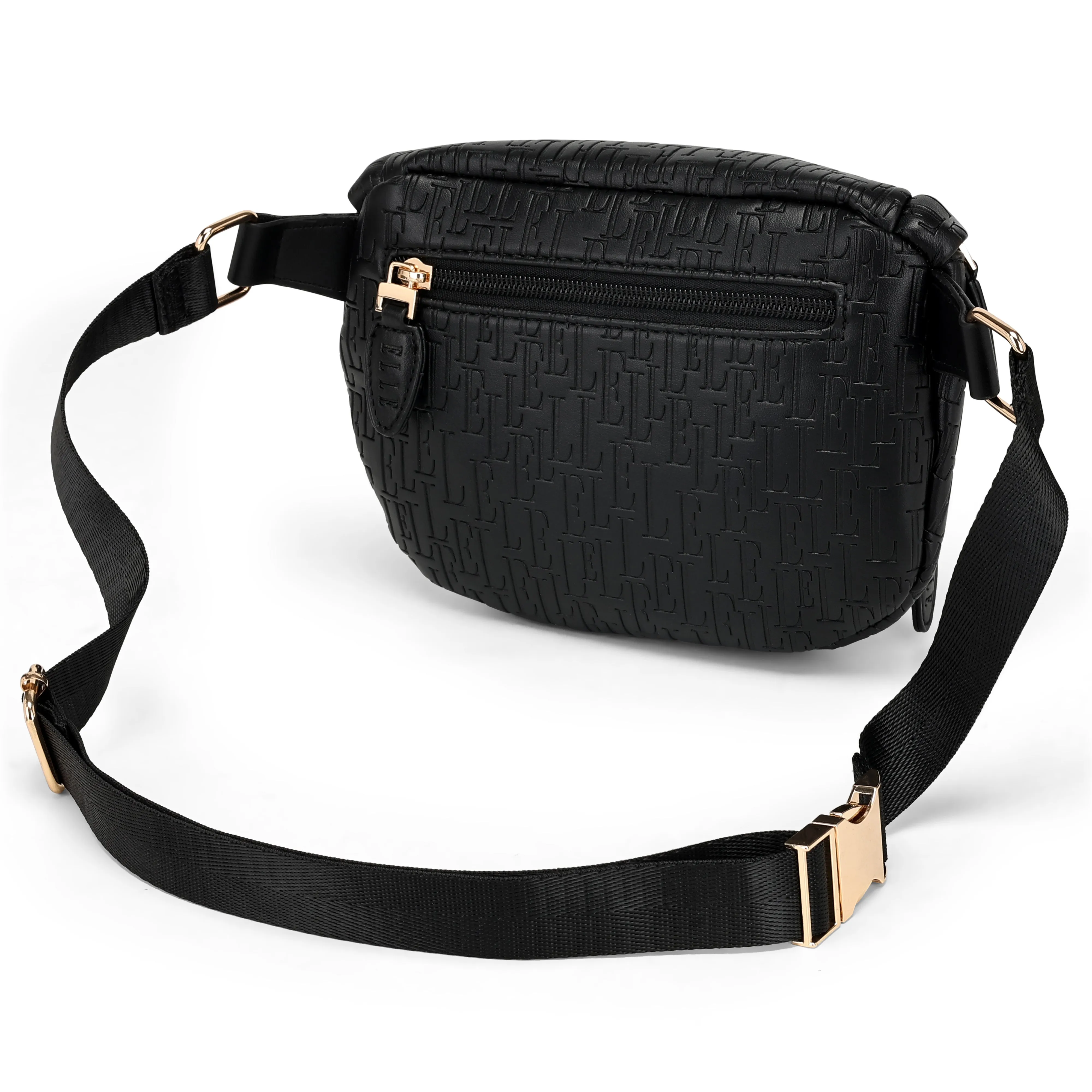 ELLE Wayfarer 1.8L Vegan Leather Monogram Sling