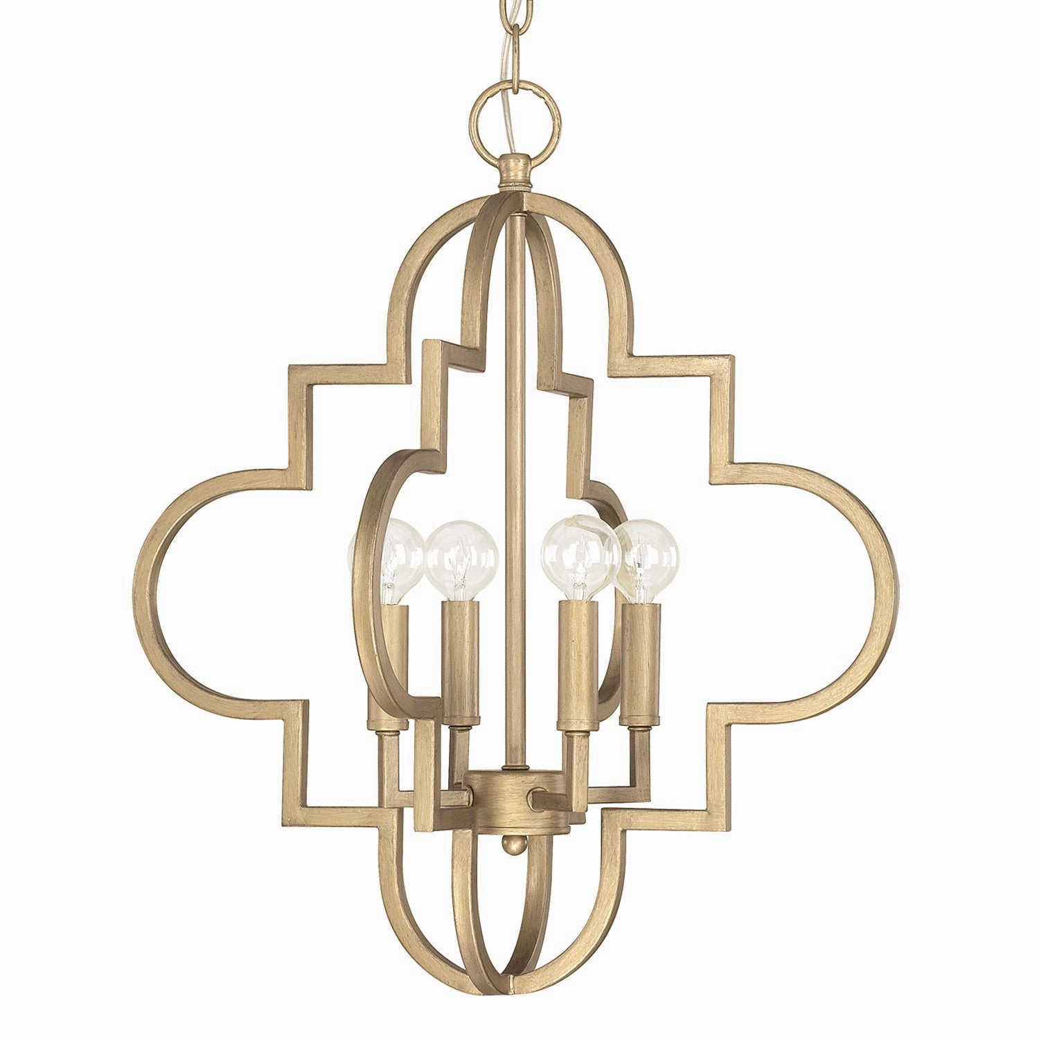 Ellis Four Light Pendant Brushed Gold Ceiling Lights Lighting free shipping