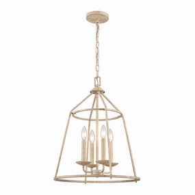 Ellisville Four Light Chandelier Antique Cream Ceiling Lights Lighting outlet store