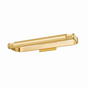 Elm Park Two Light Picture Light Aged Brass Wall Lights for patio sale