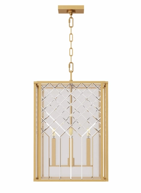 Erro Four Light Pendant Burnished Brass Ceiling Lights Lighting cheap deals