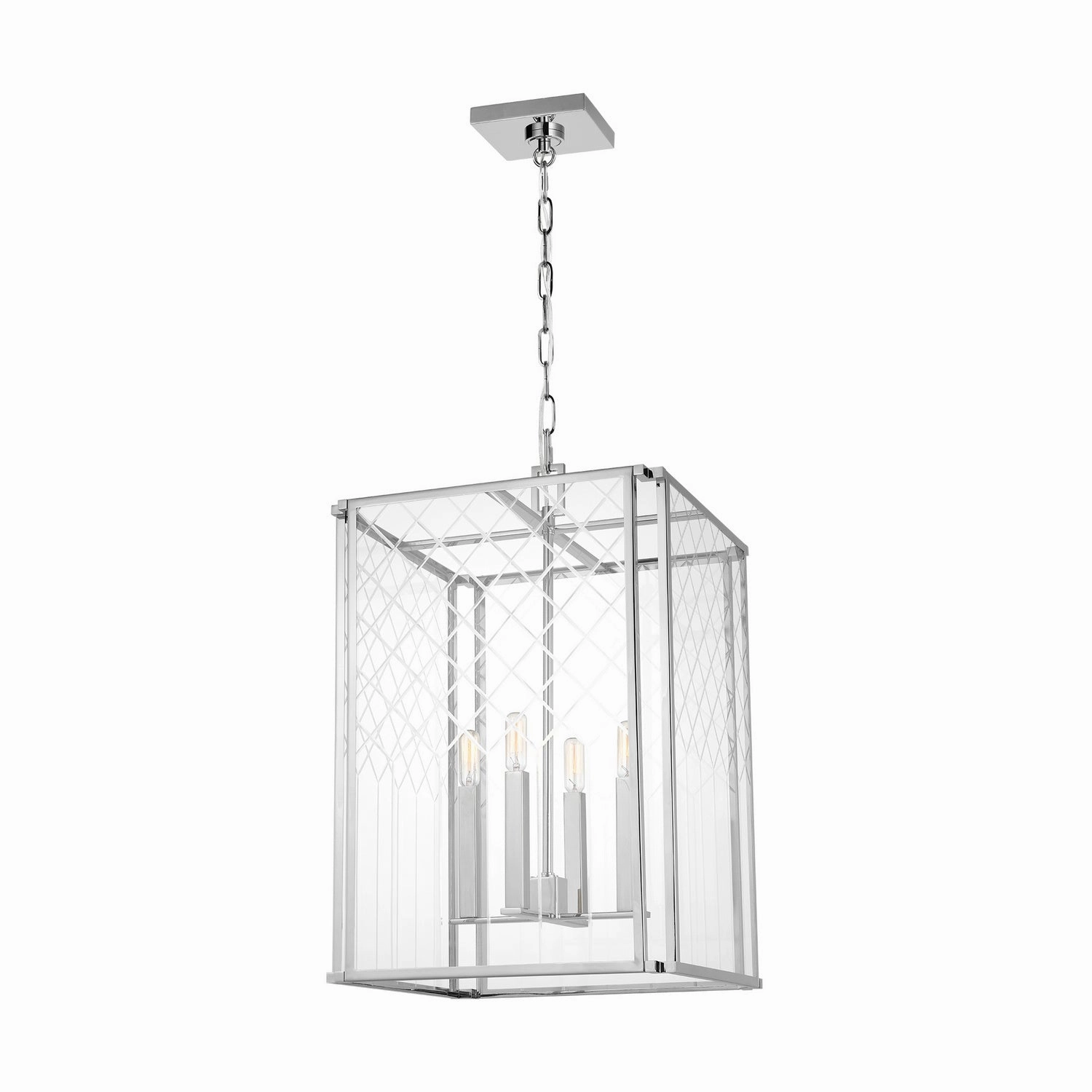 Erro Four Light Pendant Polished Nickel Cheap Ceiling Lights available