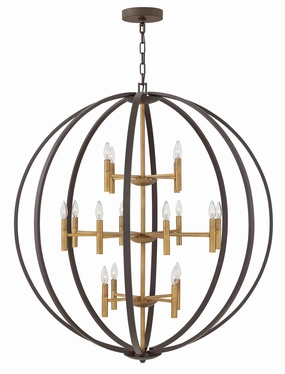 Euclid LED Chandelier Spanish Bronze Ceiling Lights Lighting best price