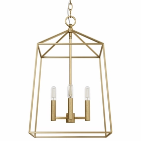 Fair Oaks Four Light Pendant Luxe Gold Ceiling Lights Lighting cheap deals