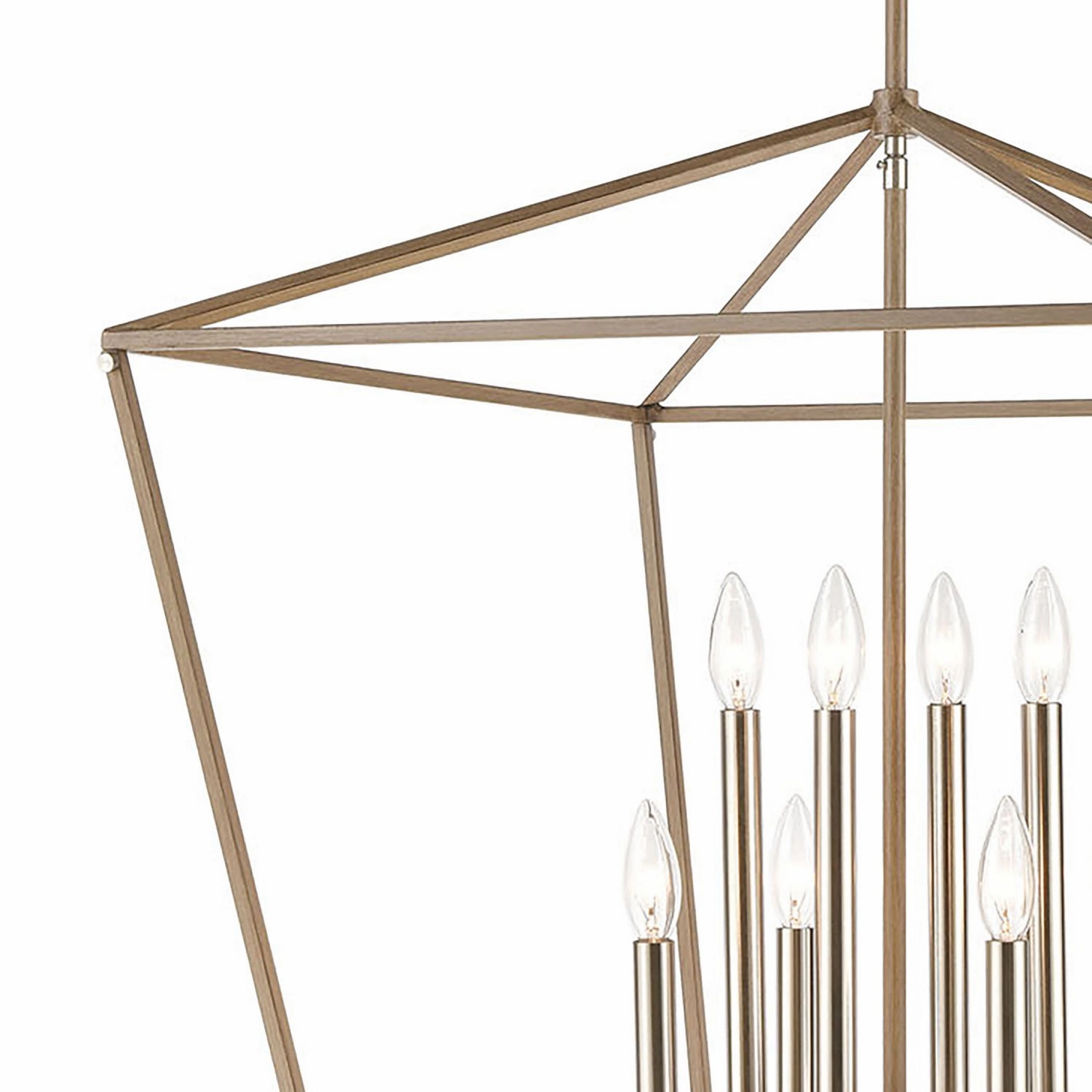 Fairfax Eight Light Chandelier Light Wood Designer Ceiling Lights for less