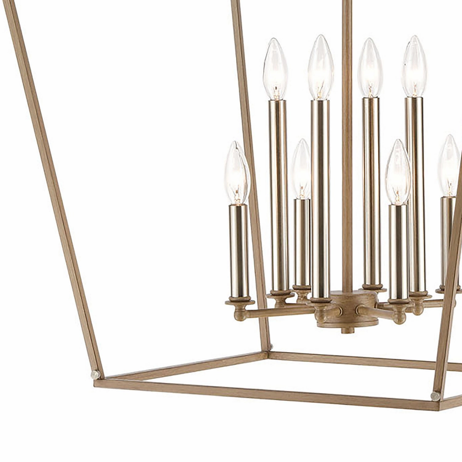 Fairfax Eight Light Chandelier Light Wood Designer Ceiling Lights for less