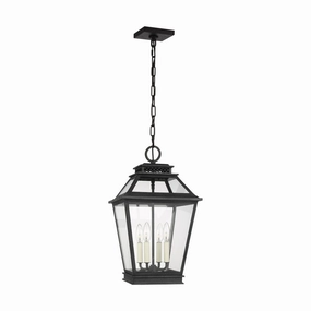 Falmouth Four Light Hanging Lantern Dark Weathered Zinc Outdoor Hanging Lights Lighting value pack