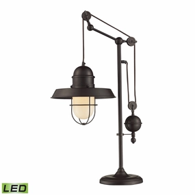 Farmhouse LED Table Lamp Oil Rubbed Bronze Desk Lamps Lighting sale online