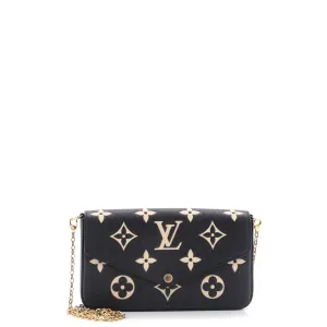 Felicie Pochette Bicolor Monogram Empreinte Giant
