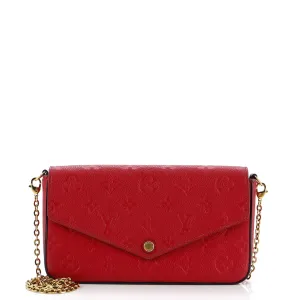 Felicie Pochette Monogram Empreinte Leather
