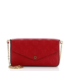 Felicie Pochette Monogram Empreinte Leather