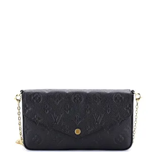 Felicie Pochette Monogram Empreinte Leather