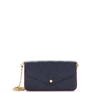 Felicie Pochette Monogram Empreinte Leather
