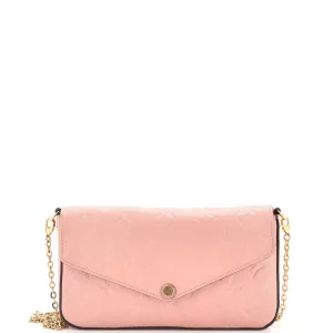 Felicie Pochette Monogram Empreinte Leather