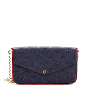 Felicie Pochette Monogram Empreinte Leather