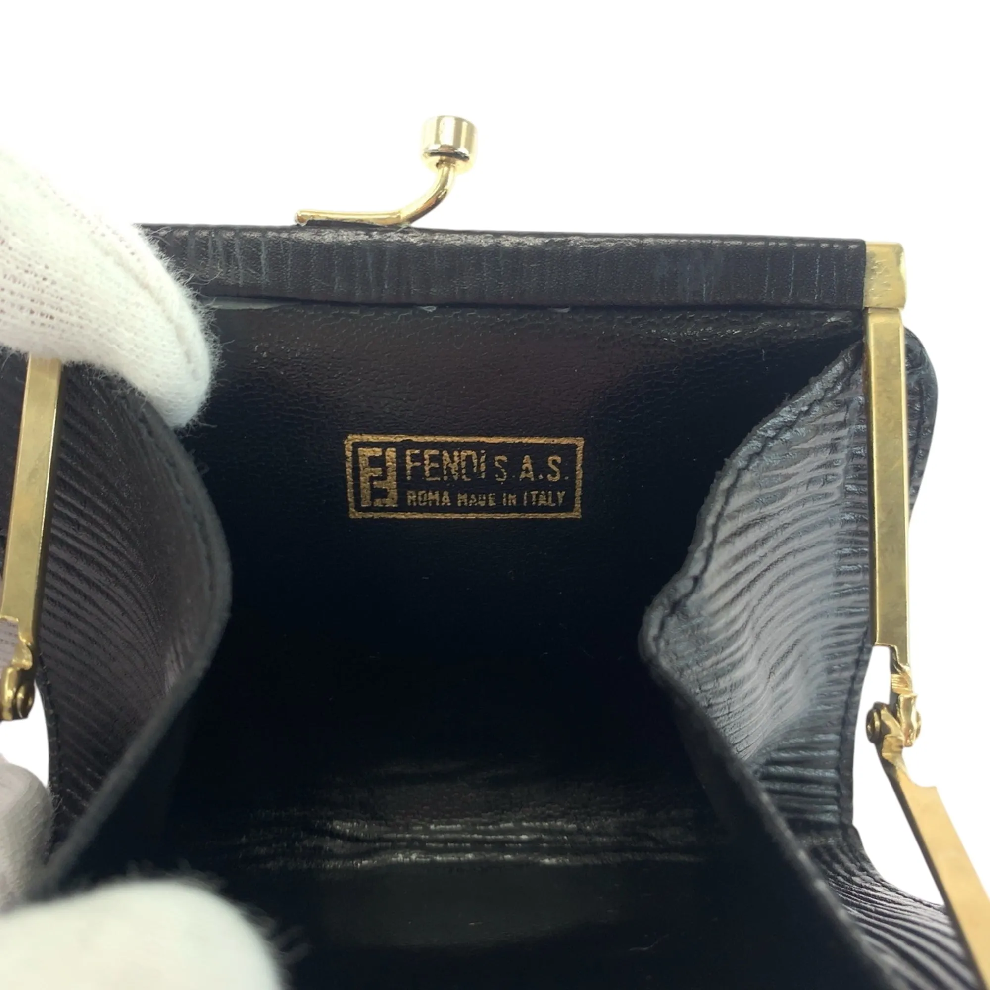 Fendi Canvas Coin Purse/Coin Case (Pre-Owned)