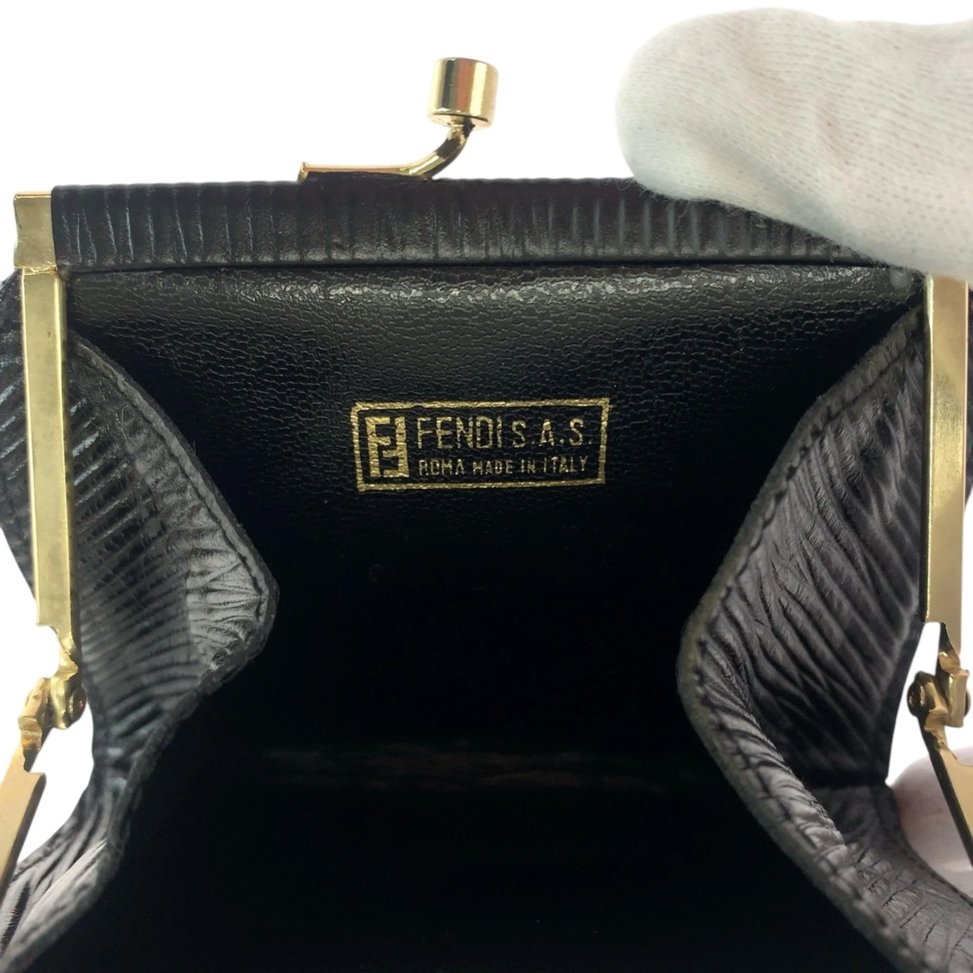Fendi Canvas Coin Purse/Coin Case (Pre-Owned)