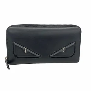 Fendi Leather Long Wallet (Bi-Fold) (Pre-Owned)