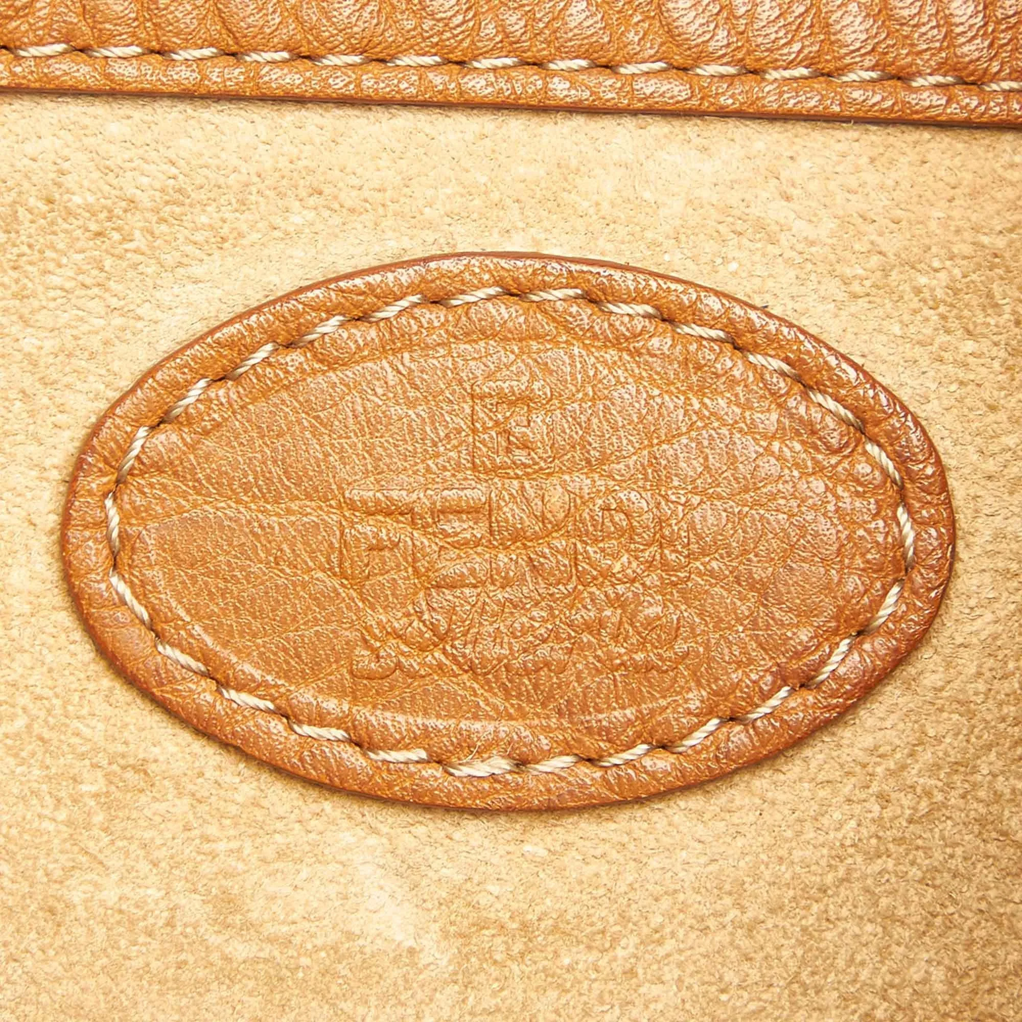 Fendi Selleria Leather Shoulder Bag