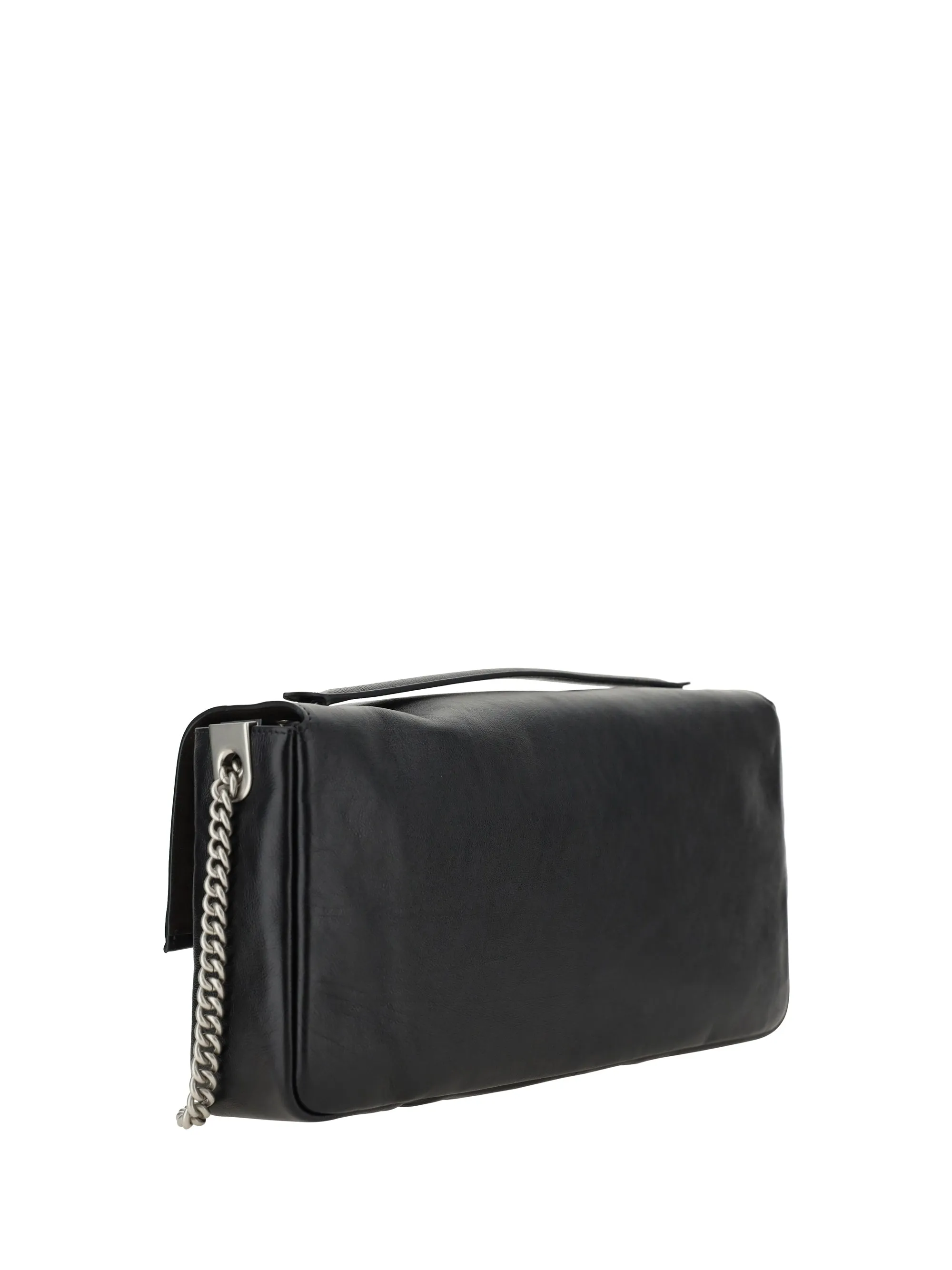 Fendi Women Leather Baguette Shoulder Bag