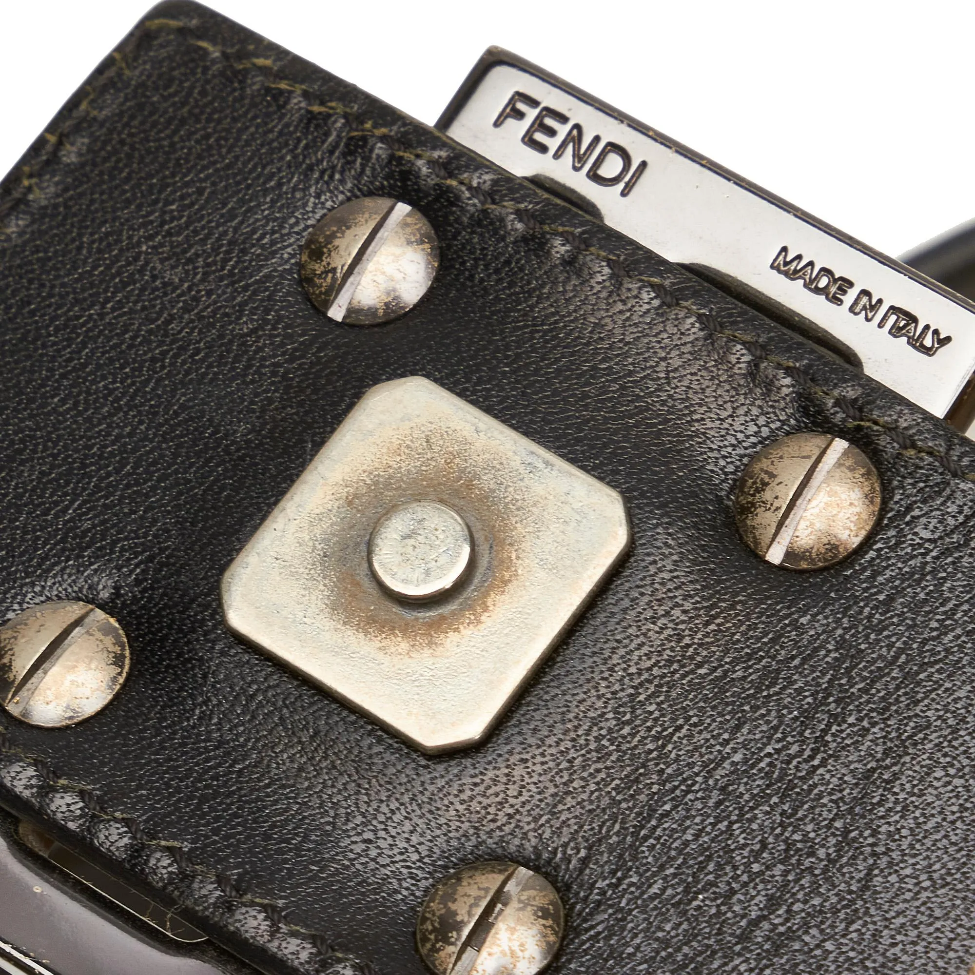 Fendi Zucchino Mamma Forever Canvas Shoulder Bag