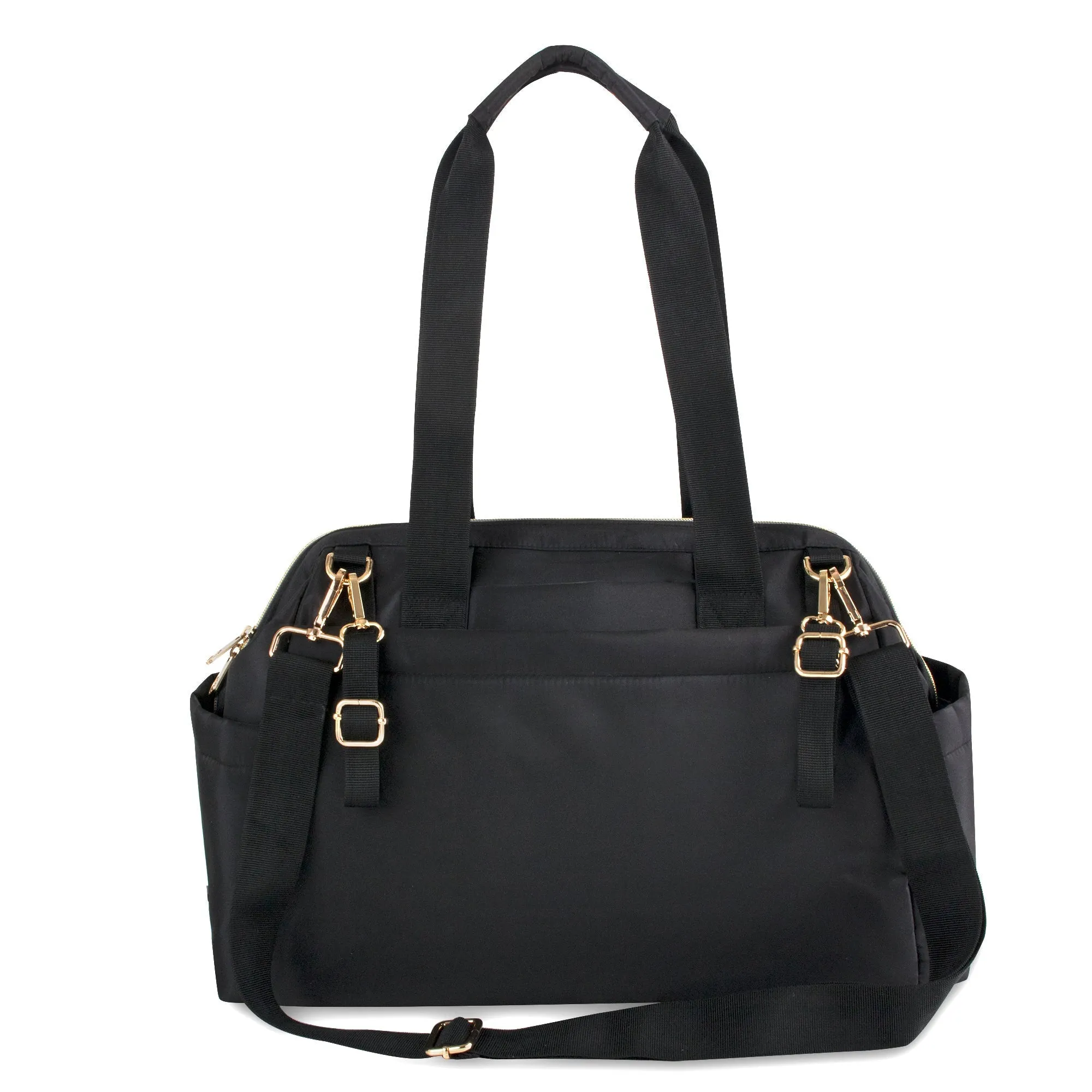 Fisher Price Quilted Signature Black Diaper Bag Tote