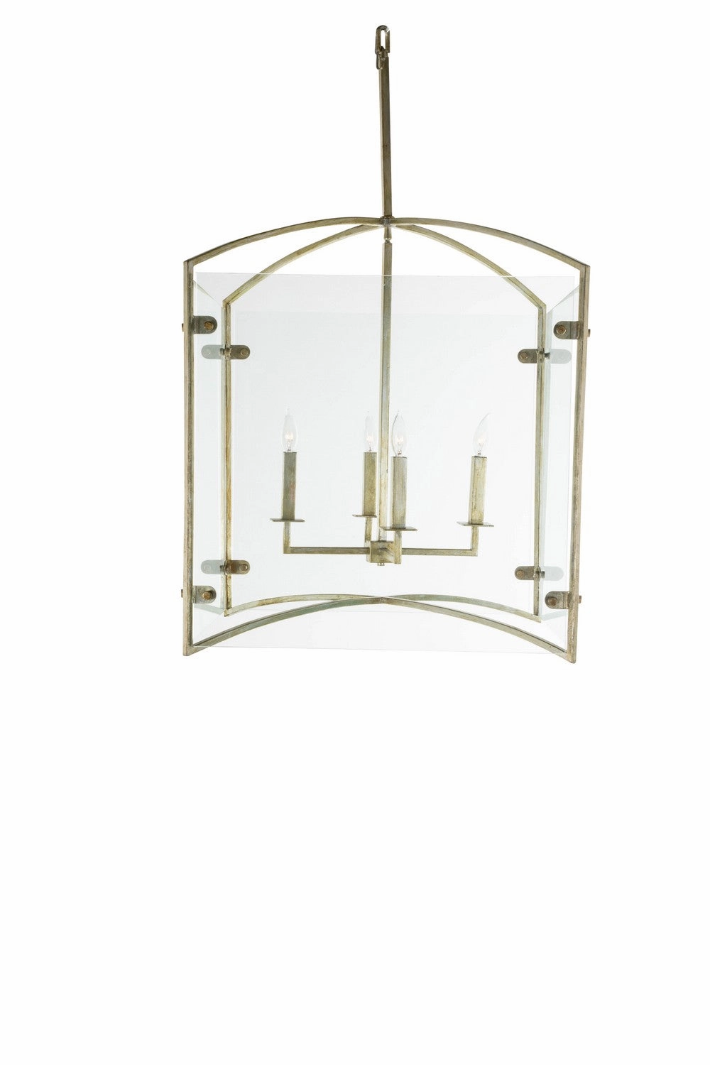 Fleur Four Light Chandelier Champagne Silver/Tempered Glass Cheap Ceiling Lights available