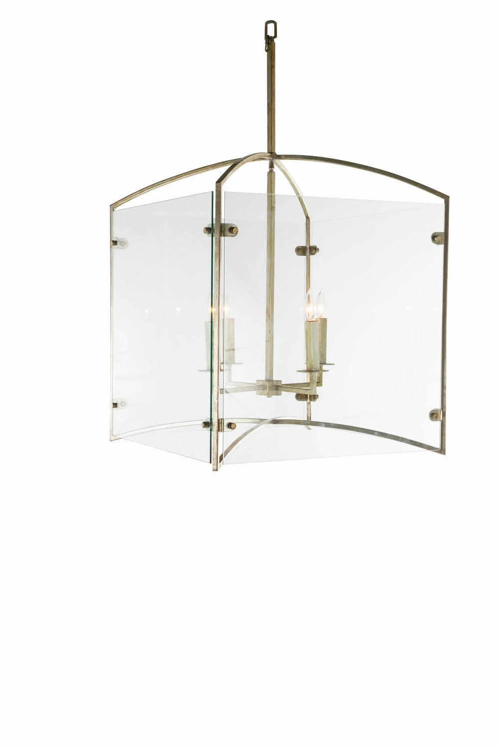 Fleur Four Light Chandelier Champagne Silver/Tempered Glass Cheap Ceiling Lights available