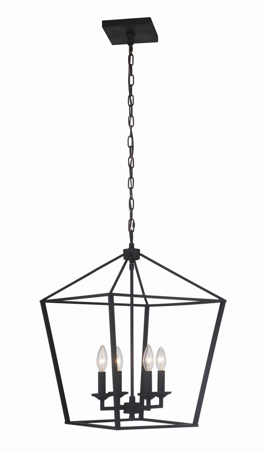 Flynt Four Light Foyer Pendant Flat Black Cheap Ceiling Lights available