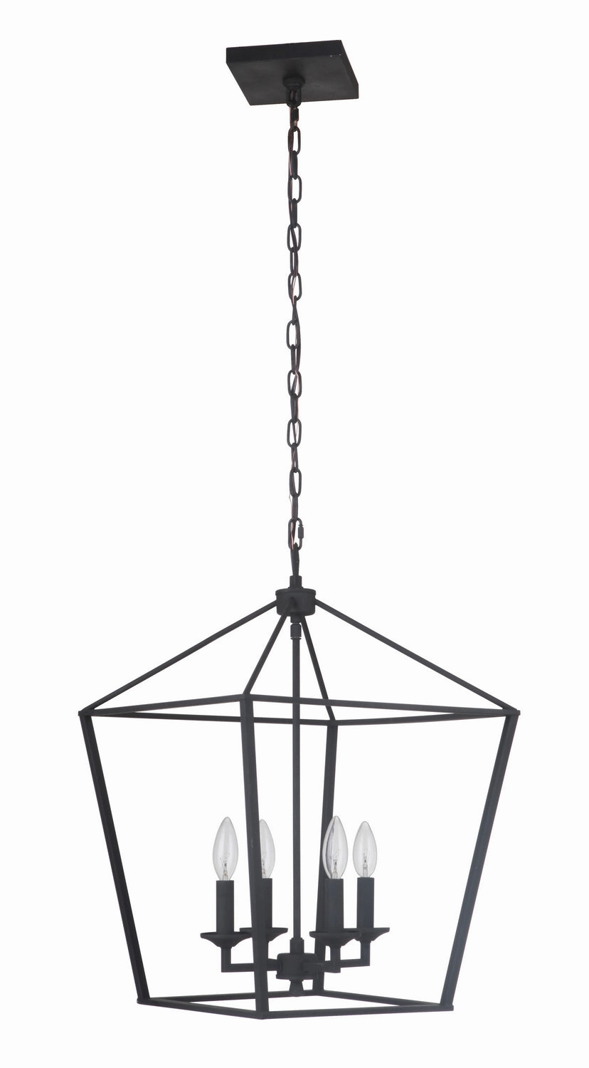 Flynt Four Light Foyer Pendant Flat Black Ceiling Lights Lighting cheap deals