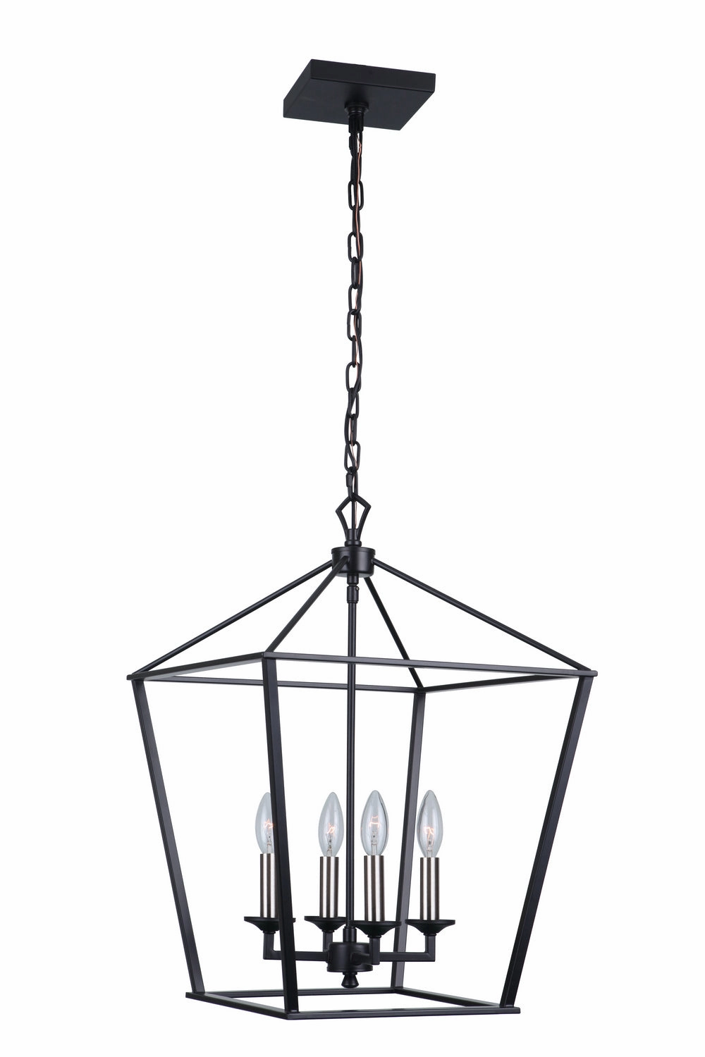 Flynt Four Light Foyer Pendant Flat Black Cheap Ceiling Lights available
