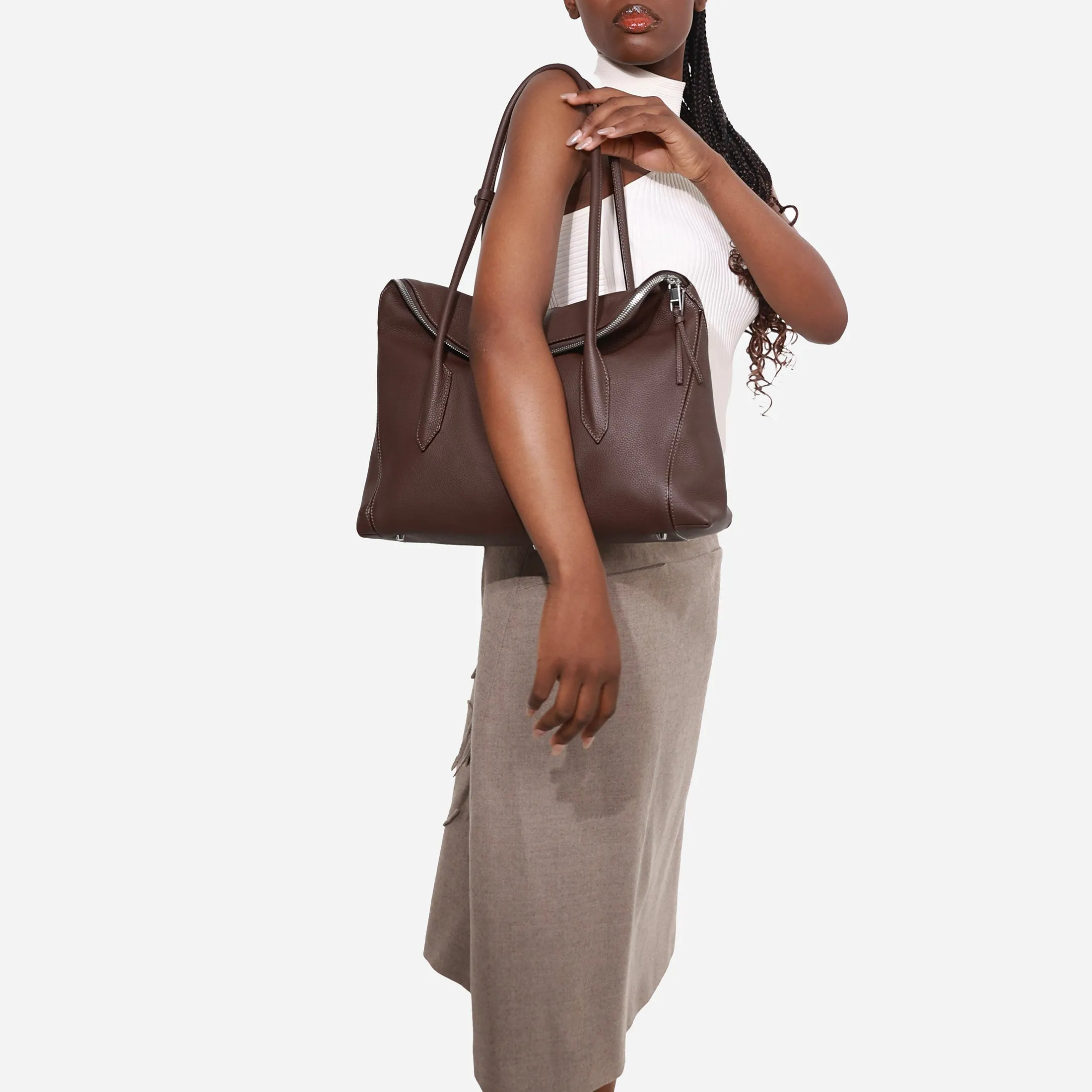 Folding Tote Large - Cacao