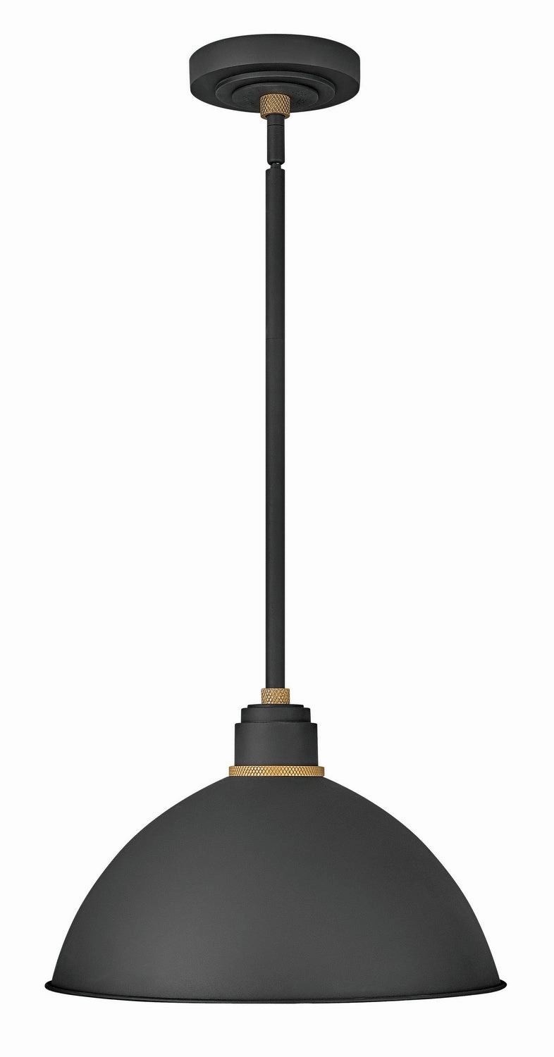 Foundry Dome LED Outdoor Lantern Textured Black Outdoor Hanging Lights Lighting bundle deal