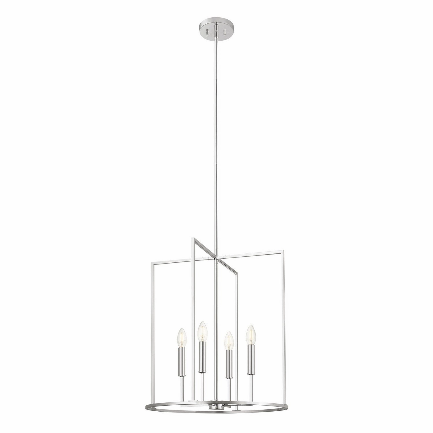 Four Light Pendant Chrome Designer Ceiling Lights for less