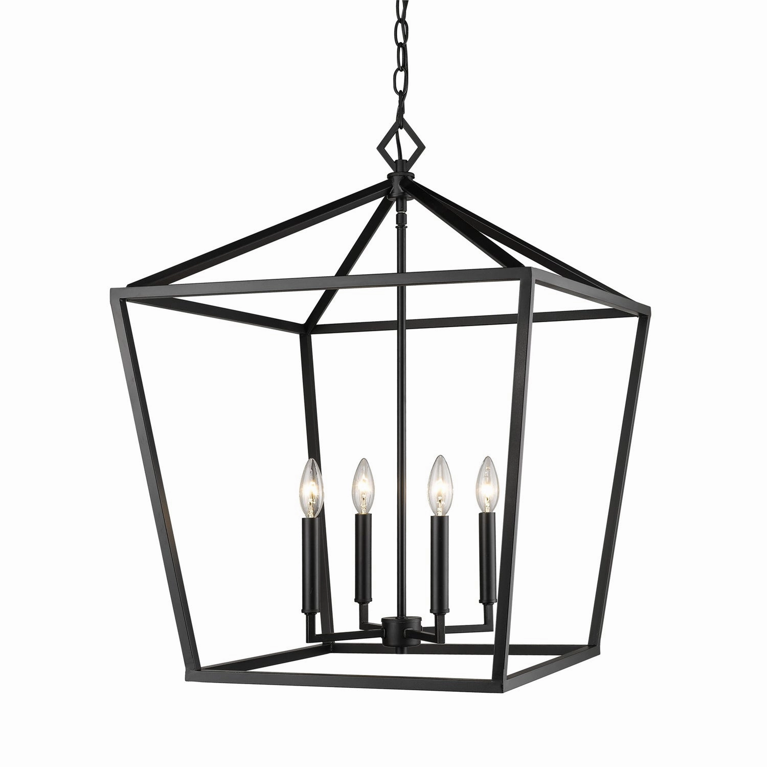 Four Light Pendant Matte Black Ceiling Lights Lighting best price