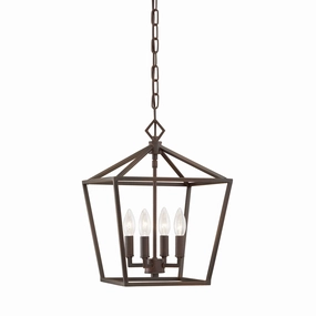 Four Light Pendant Rubbed Bronze Ceiling Lights Lighting buy online