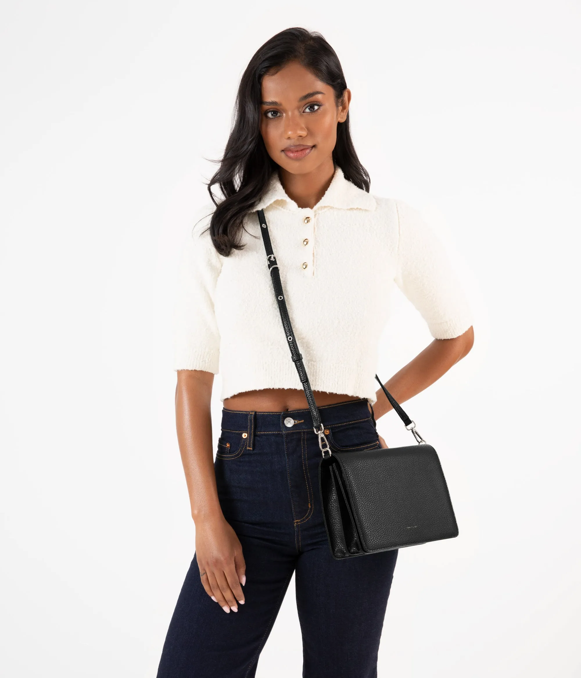 FRANCA Vegan Crossbody Bag - Purity