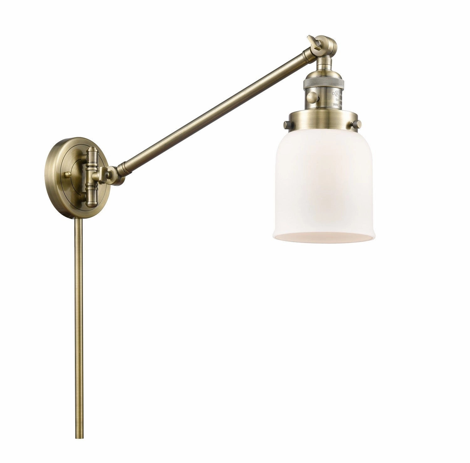 Franklin Restoration LED Swing Arm Lamp Antique Brass Best Wall Lights online store