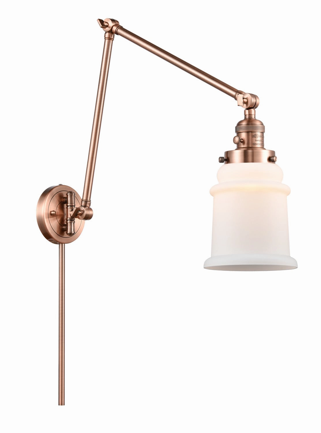 Franklin Restoration LED Swing Arm Lamp Antique Copper Wall Lights for decor discount