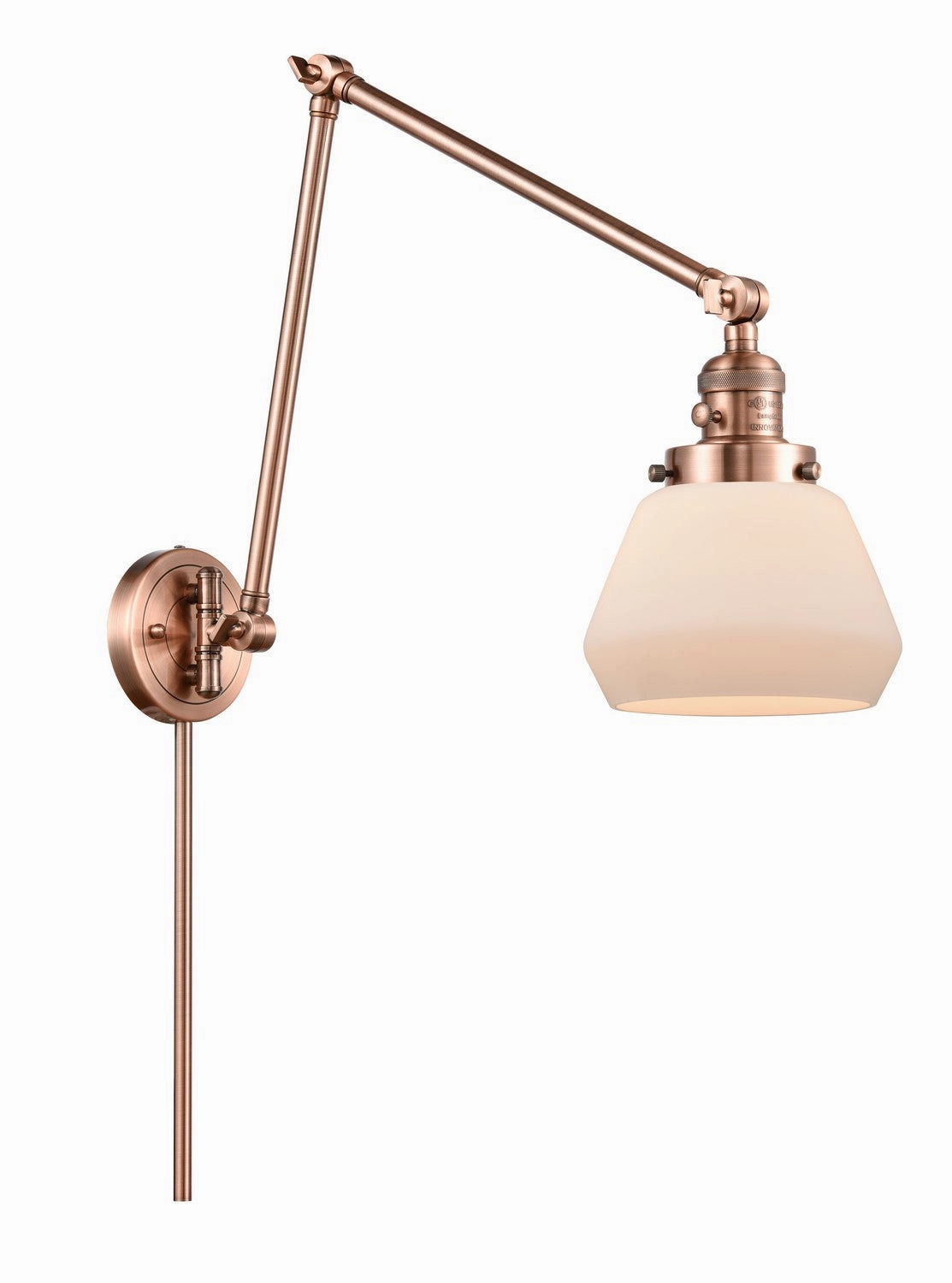 Franklin Restoration LED Swing Arm Lamp Antique Copper Wall Lights for decor discount