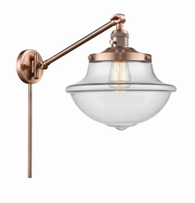 Franklin Restoration LED Swing Arm Lamp Antique Copper Best Wall Lights online store