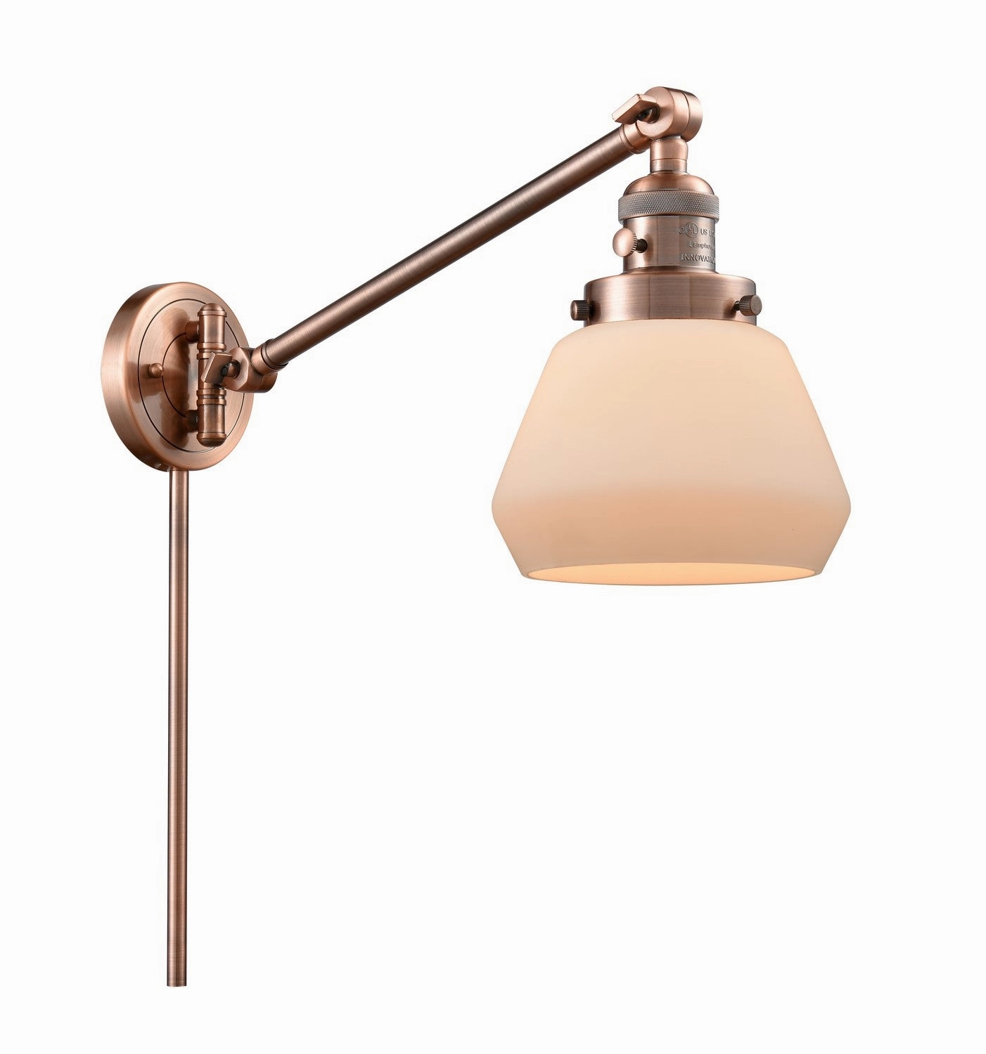Franklin Restoration LED Swing Arm Lamp Antique Copper Best Wall Lights online store