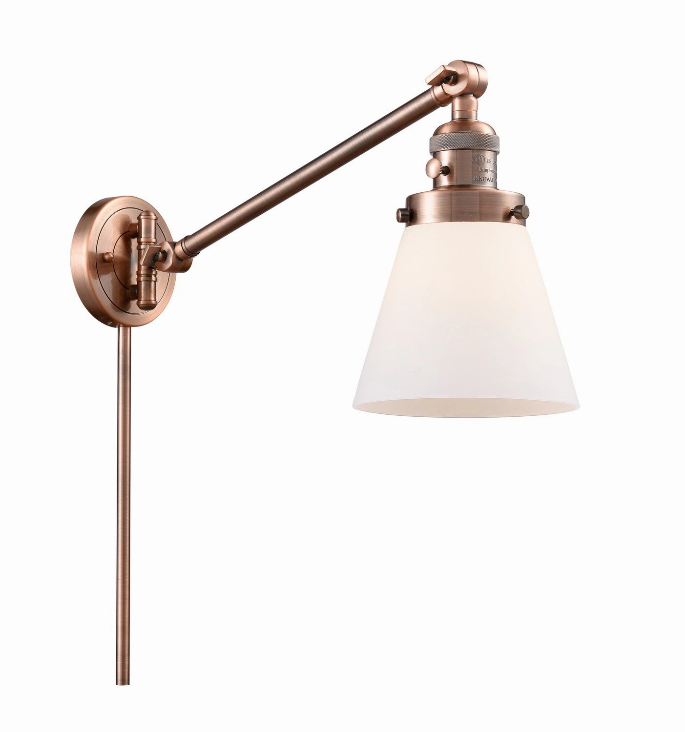 Franklin Restoration LED Swing Arm Lamp Antique Copper Best Wall Lights online store