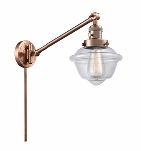 Franklin Restoration LED Swing Arm Lamp Antique Copper Best Wall Lights online store