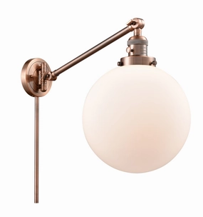 Franklin Restoration LED Swing Arm Lamp Antique Copper Best Wall Lights online store