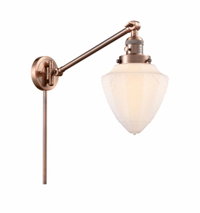 Franklin Restoration LED Swing Arm Lamp Antique Copper Best Wall Lights online store