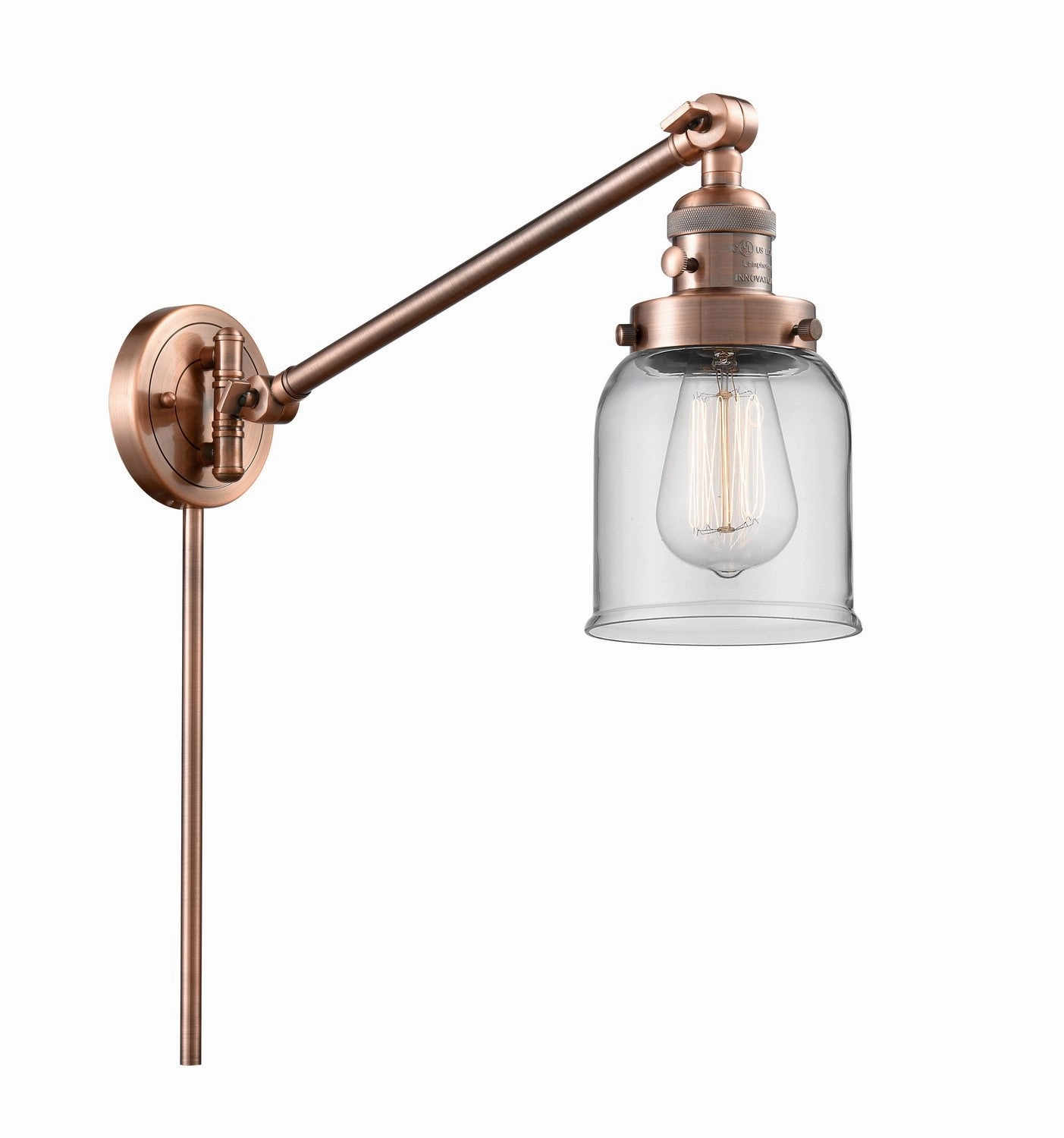 Franklin Restoration LED Swing Arm Lamp Antique Copper Best Wall Lights online store