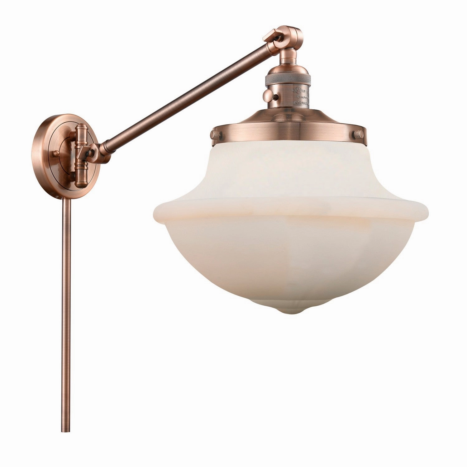 Franklin Restoration LED Swing Arm Lamp Antique Copper Best Wall Lights online store
